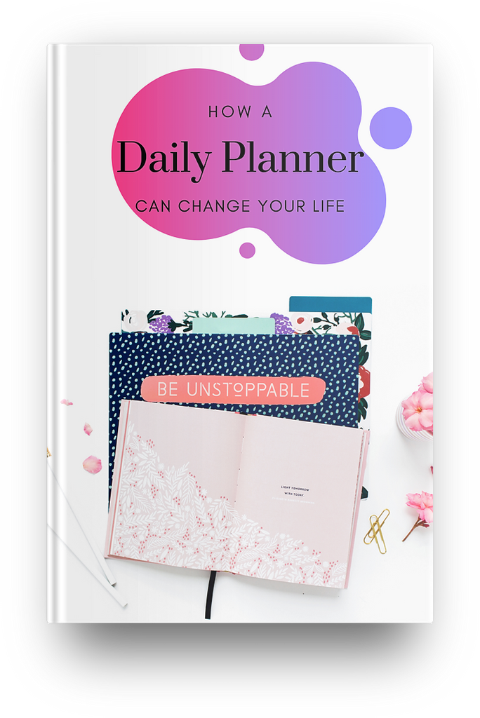 How a Daily Planner Can Change Your Life eBook - I Am Beauty Watch Me Soar! Skincare beauty and wellness planner
