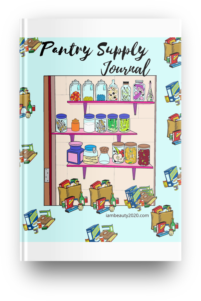 Pantry Supply Planner Journal - Printable PDF Coloring Book